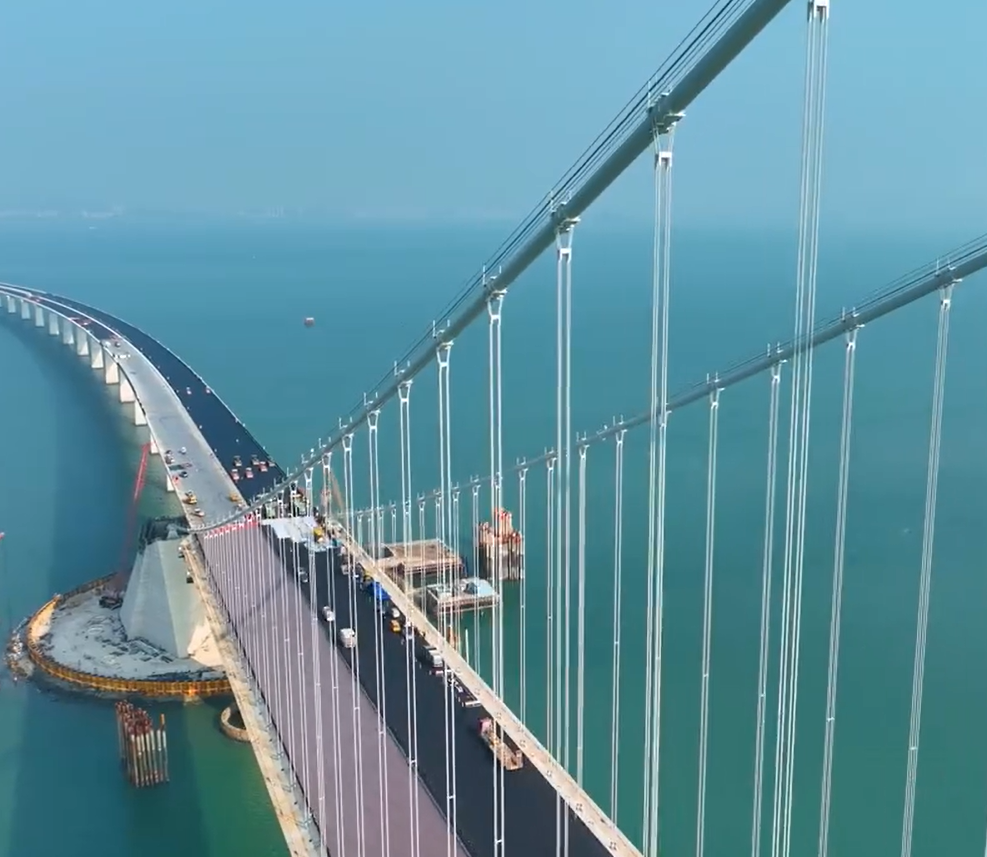 深中通道主線今貫通 明年通車深圳往中山2小時變20分鐘