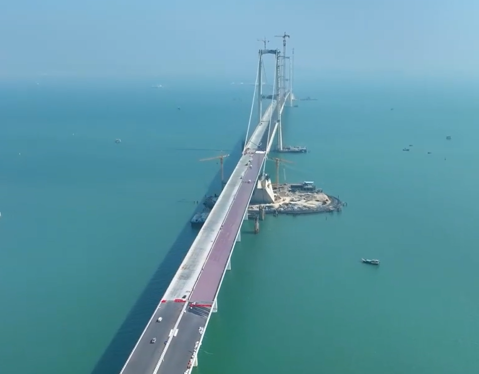 深中通道主線今貫通 明年通車深圳往中山2小時變20分鐘