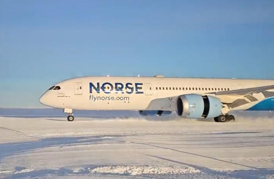 這是夢幻客機首次飛往第六大洲,成功寫下歷史。(X)