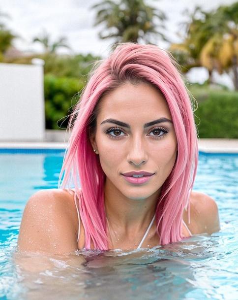 Aitana比其他AI個人之處,竟然是它具有類人外表,卻並非如其他AI創建般完美無瑕。(IG)