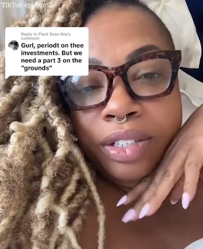 Aprillle:「我沒有違法,只是真的很幸運」。(TikTok)