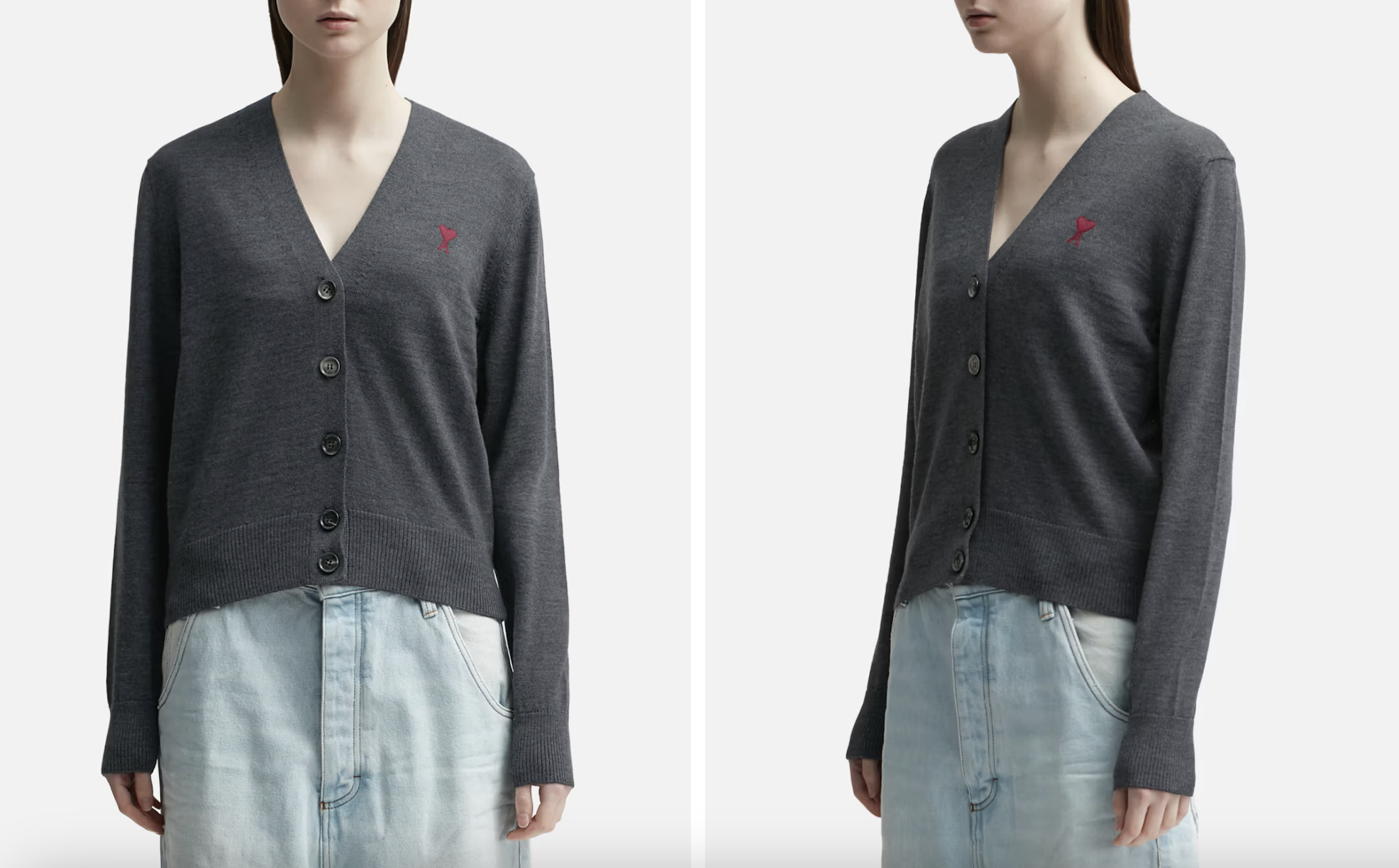 Black Friday優惠2023|AMI RED AMI DE COEUR CARDIGAN 特價:$1,600;原價:$2,700