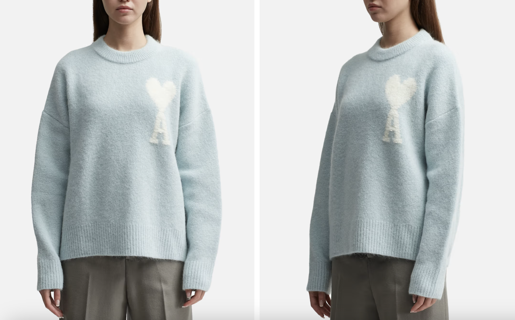 Black Friday優惠2023|AMI OFF-WHITE AMI DE COEUR SWEATER 特價:$2,500;原價:$4,300