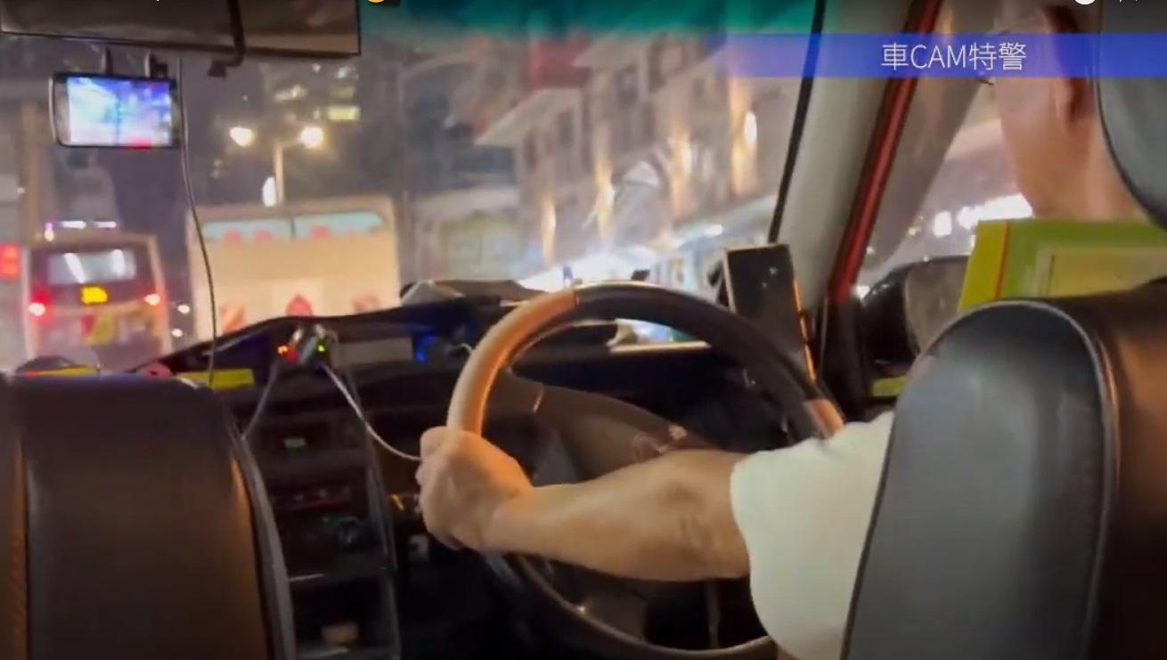 網上熱話|搭的士誤上「垃圾車」 網民:叫人點搭呀大佬。(網片截圖)