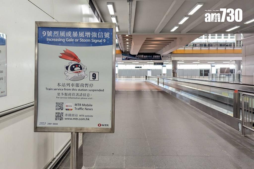 檢視8號風球以上港鐵露天路段停駛安排 林世雄:加上蓋不可取