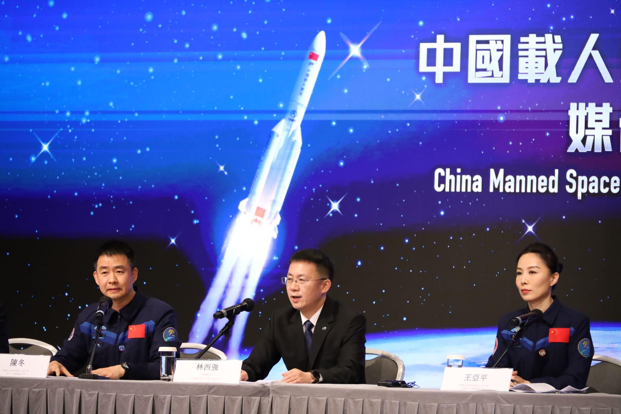 率團的中國載人航天工程辦公室副主任林西強表示,希望能看到來自港澳地區的航天員進駐中國的空間站。(鍾式明攝)