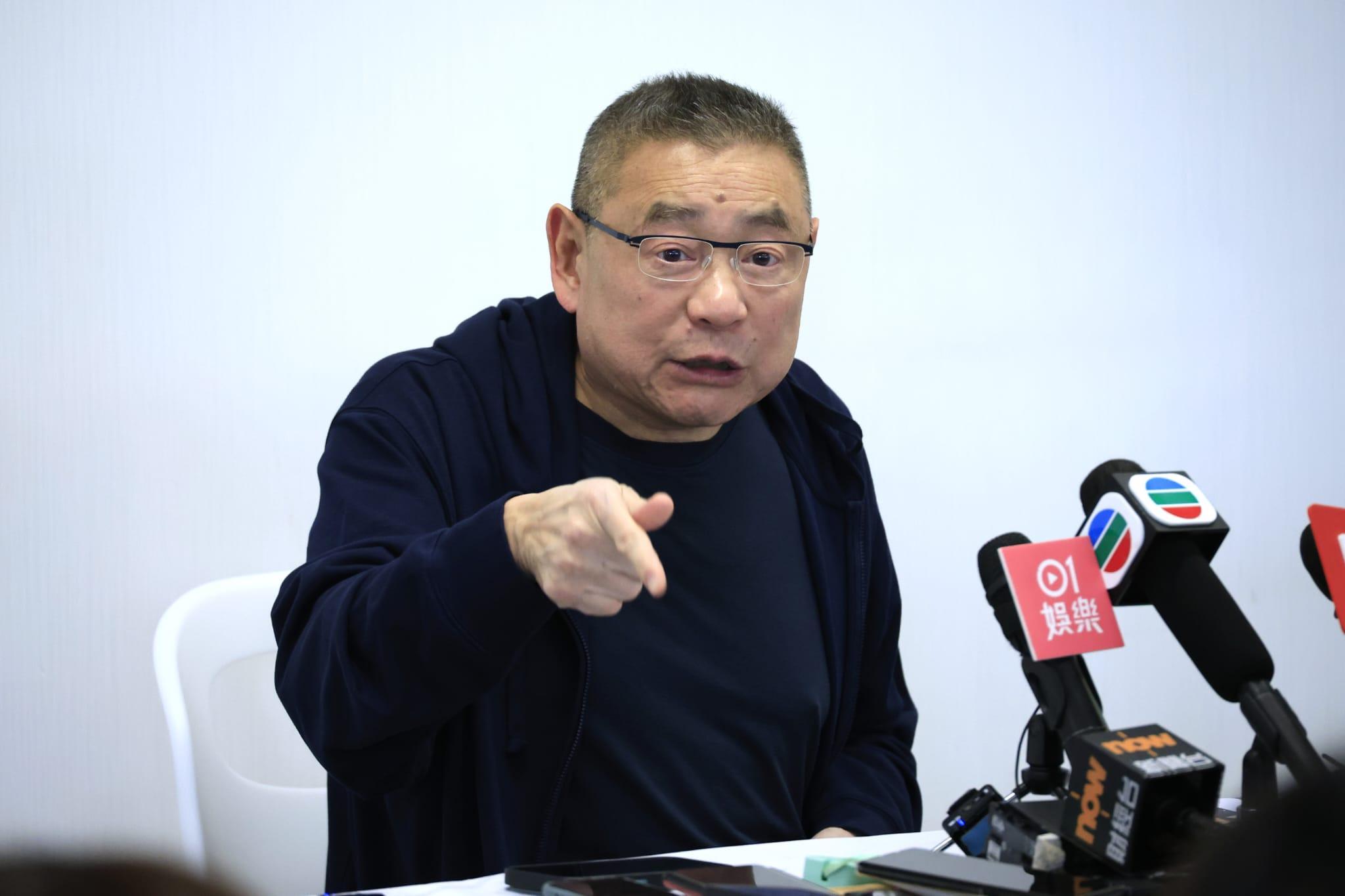 大劉劉鑾雄今日開記招,回應網上不實報道。