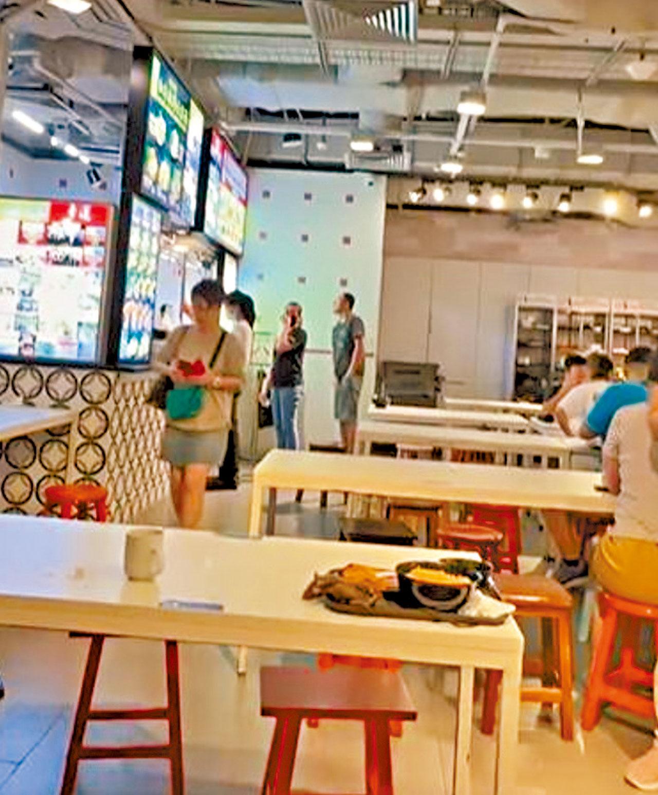 新加坡 美食廣場 老鼠