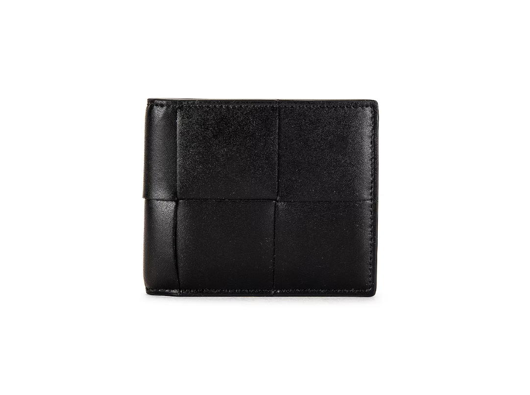 雙11優惠|Bottega Veneta Urban Leather Billfold Wallet 特價:$4,067;原價:$5,084