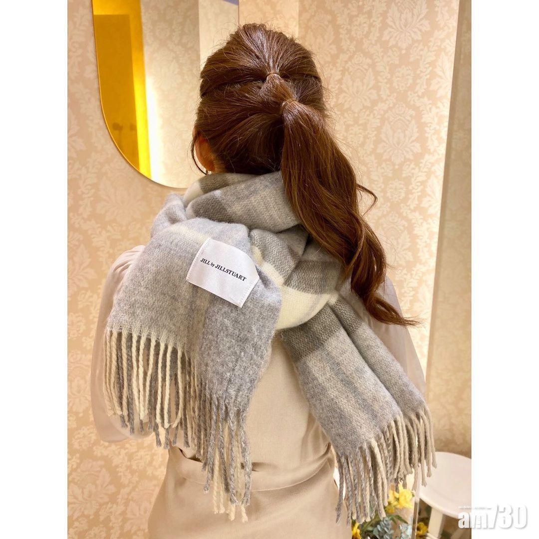 頸巾打法|以後不用再另外購買頸圍。(Instagram@ jillbyjillstuart_style)