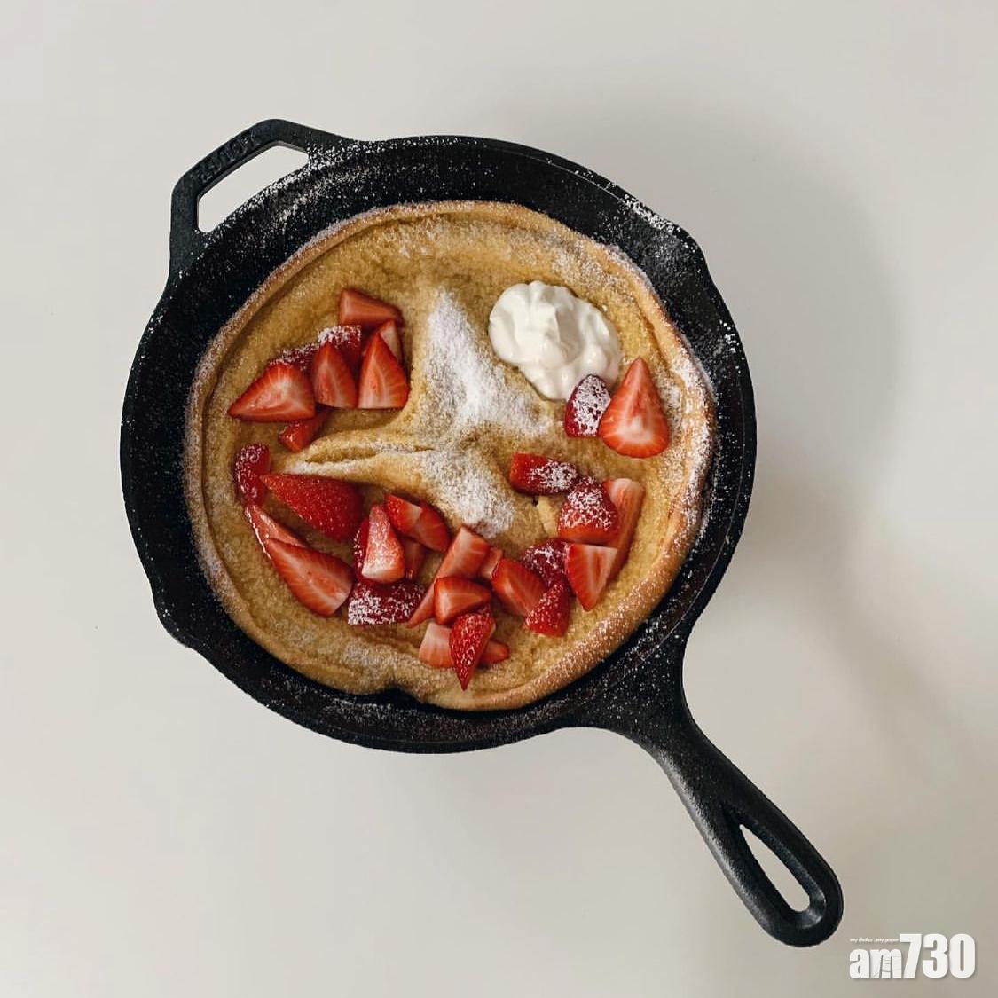 Pancake食譜|荷蘭班戟適宜用全鐵鑊製作。