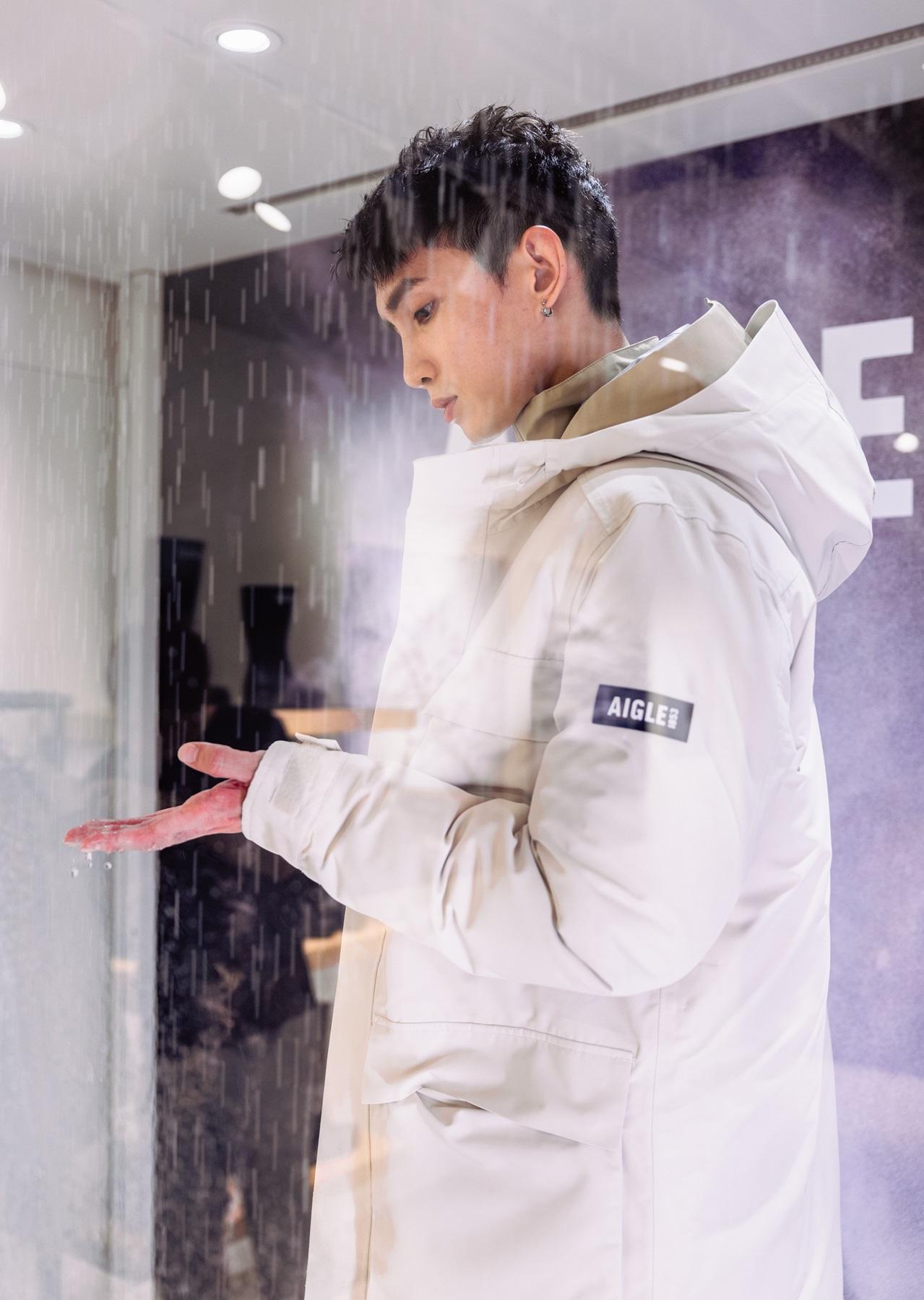 MIRROR成員楊樂文(Lokman)今日出席時裝品牌活動。