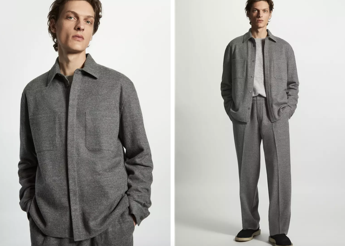 雙11優惠|COS Regular-Fit Wool Overshirt 特價:$495;原價:$990