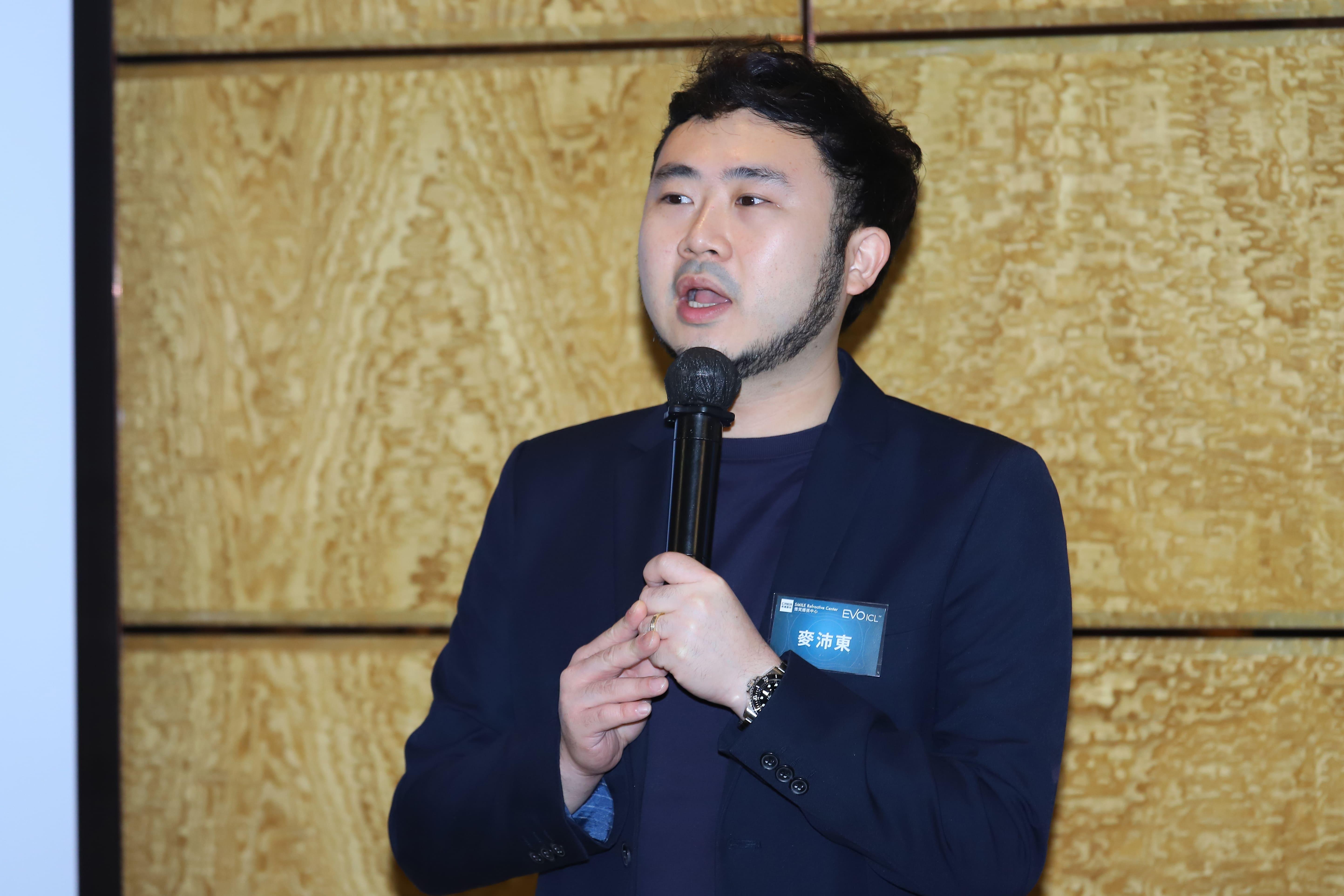 麥沛東、Serene 林宣妤第一身角度分享ICL植入式隱形眼鏡。