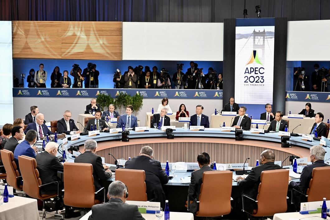 陳茂波日前參加APEC會議。(陳茂波網誌)