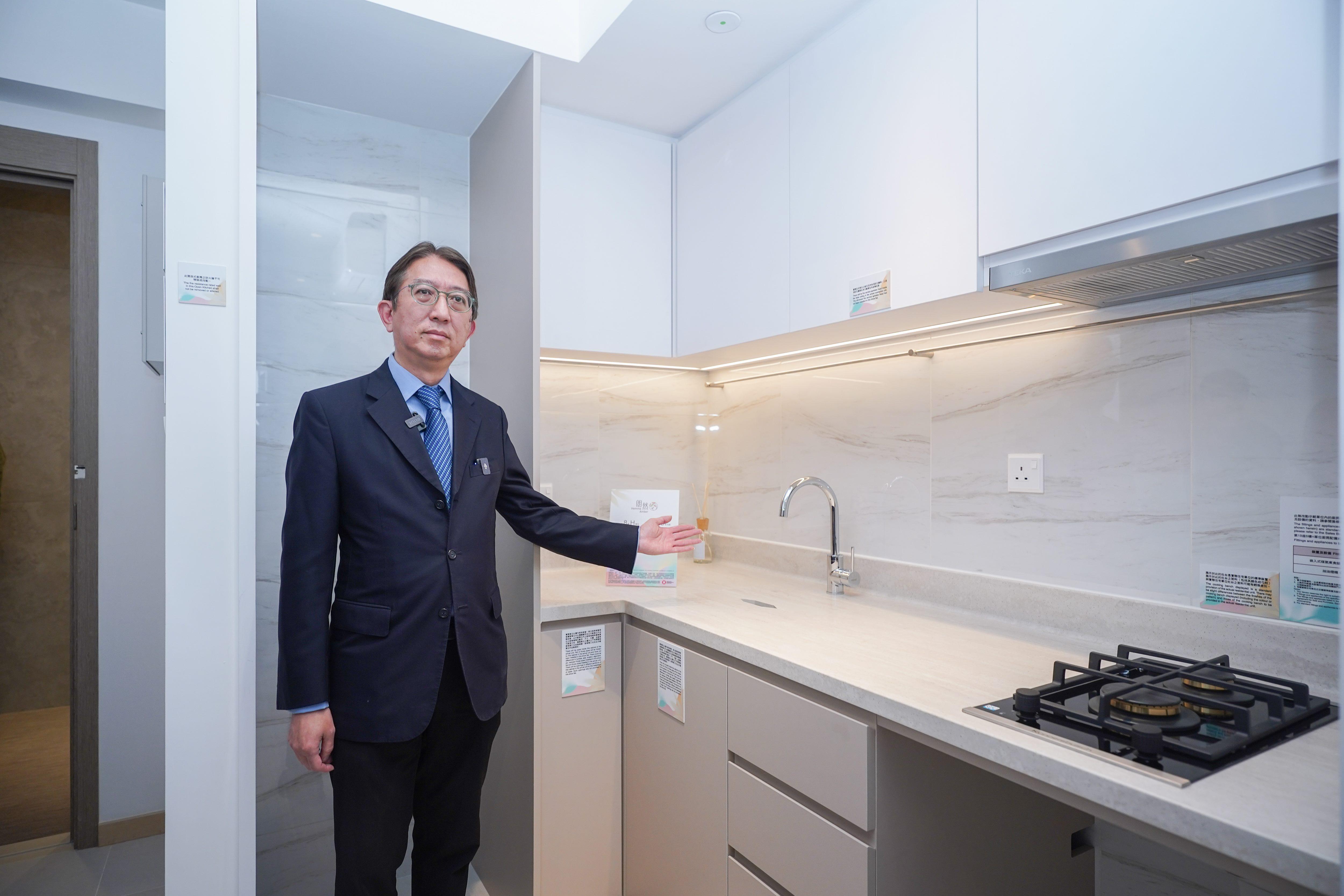 長沙灣 房協全新資助出售房屋項目朗然新聞發布會及示範單位預覽 柯靄邦