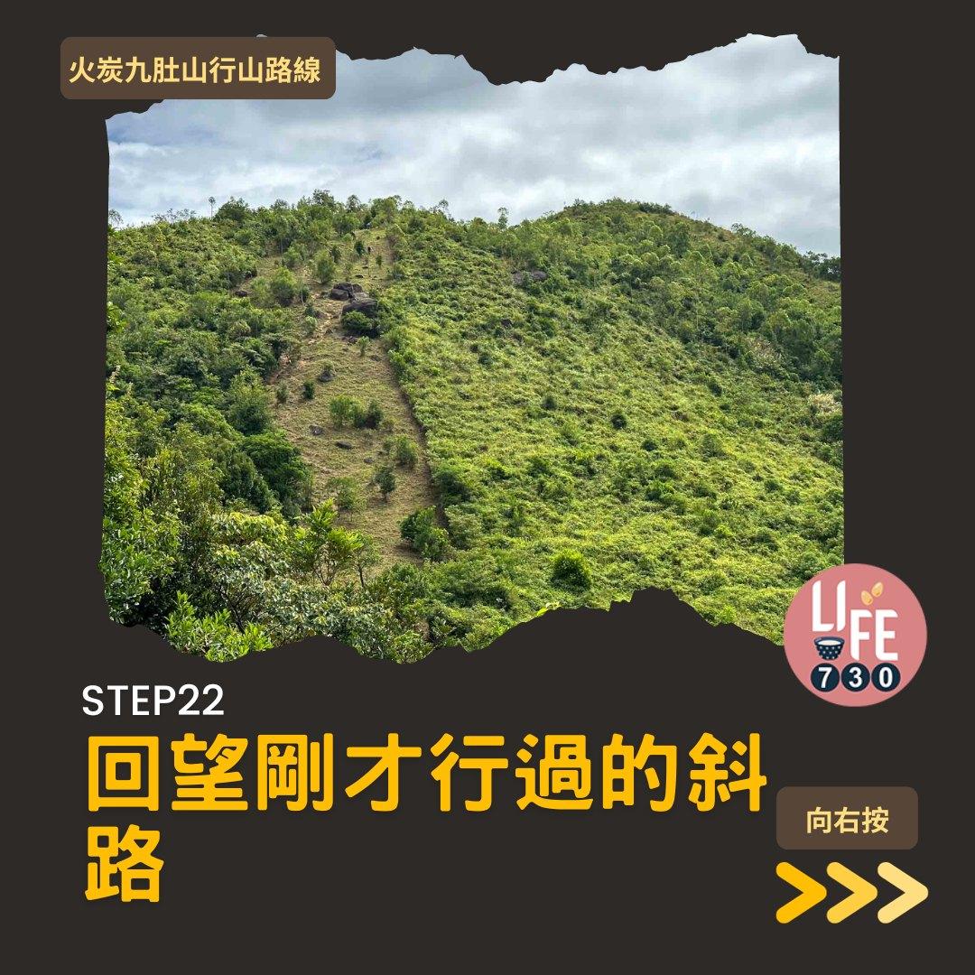 火炭九肚山行山路線賞芒草(am730製圖)