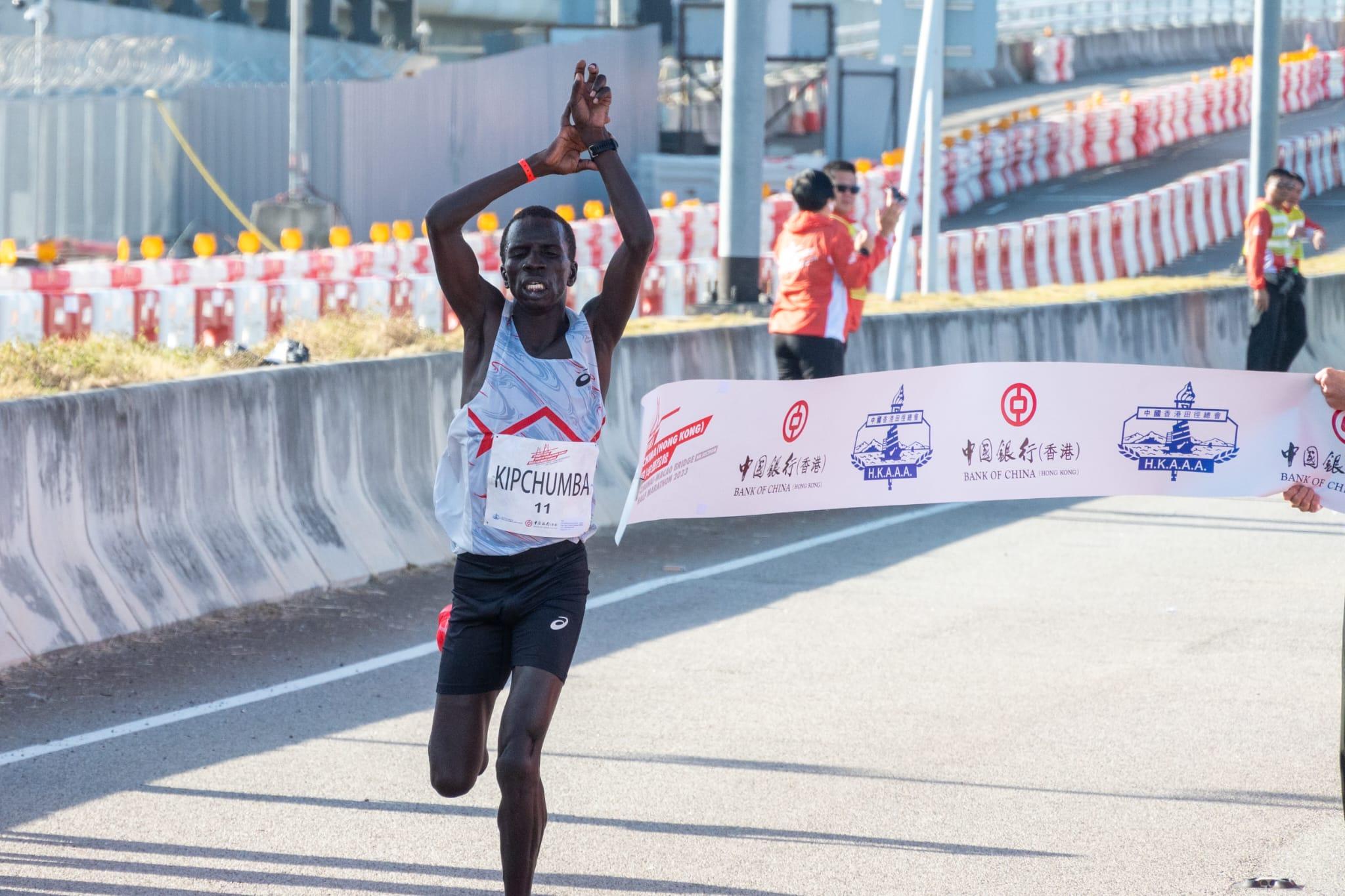 多名海外專業跑手參賽。(陳奕釗攝)