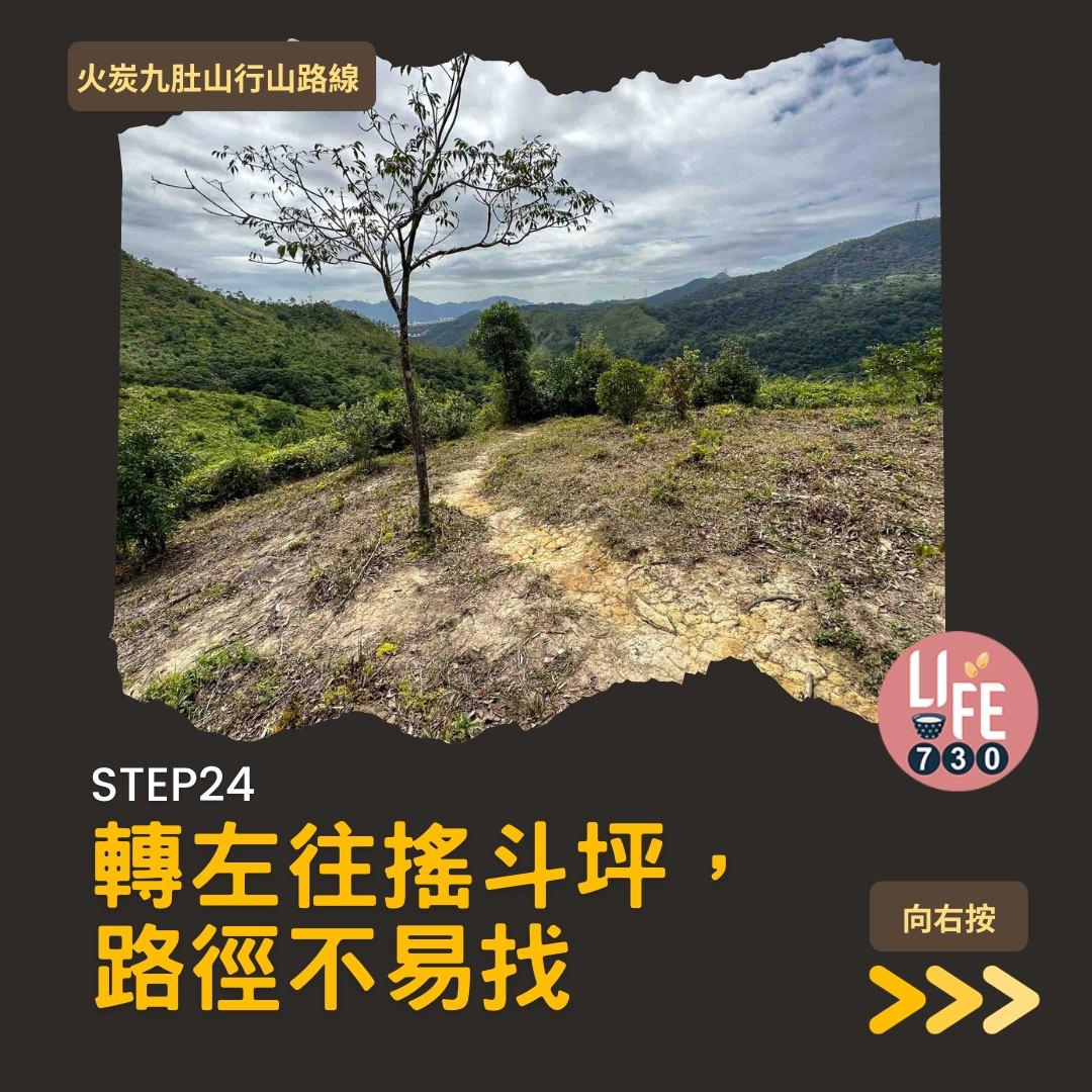 火炭九肚山行山路線賞芒草(am730製圖)