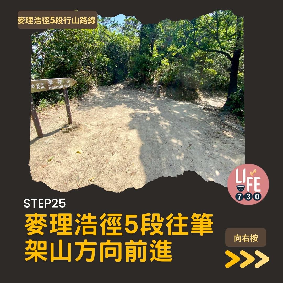麥理浩徑5段行山路線(am730製圖)