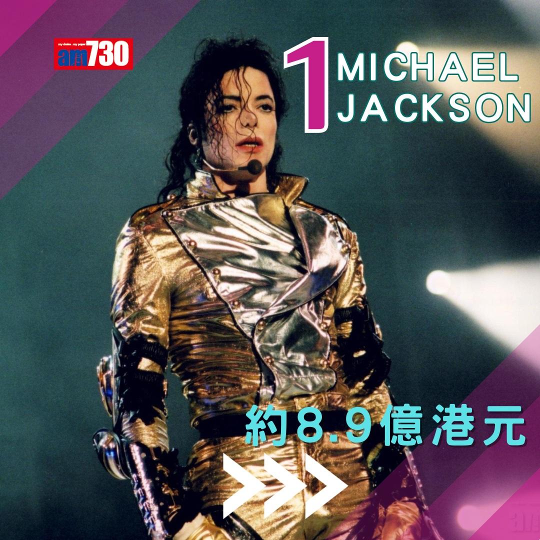 《福布斯》已故名人收入排行榜(am730製圖)