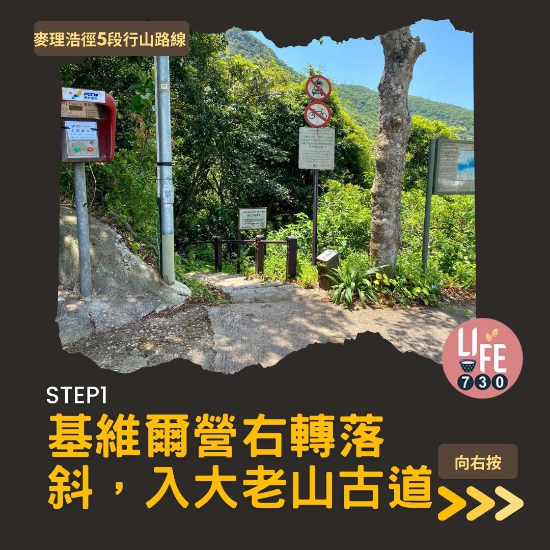 麥理浩徑5段行山路線(am730製圖)