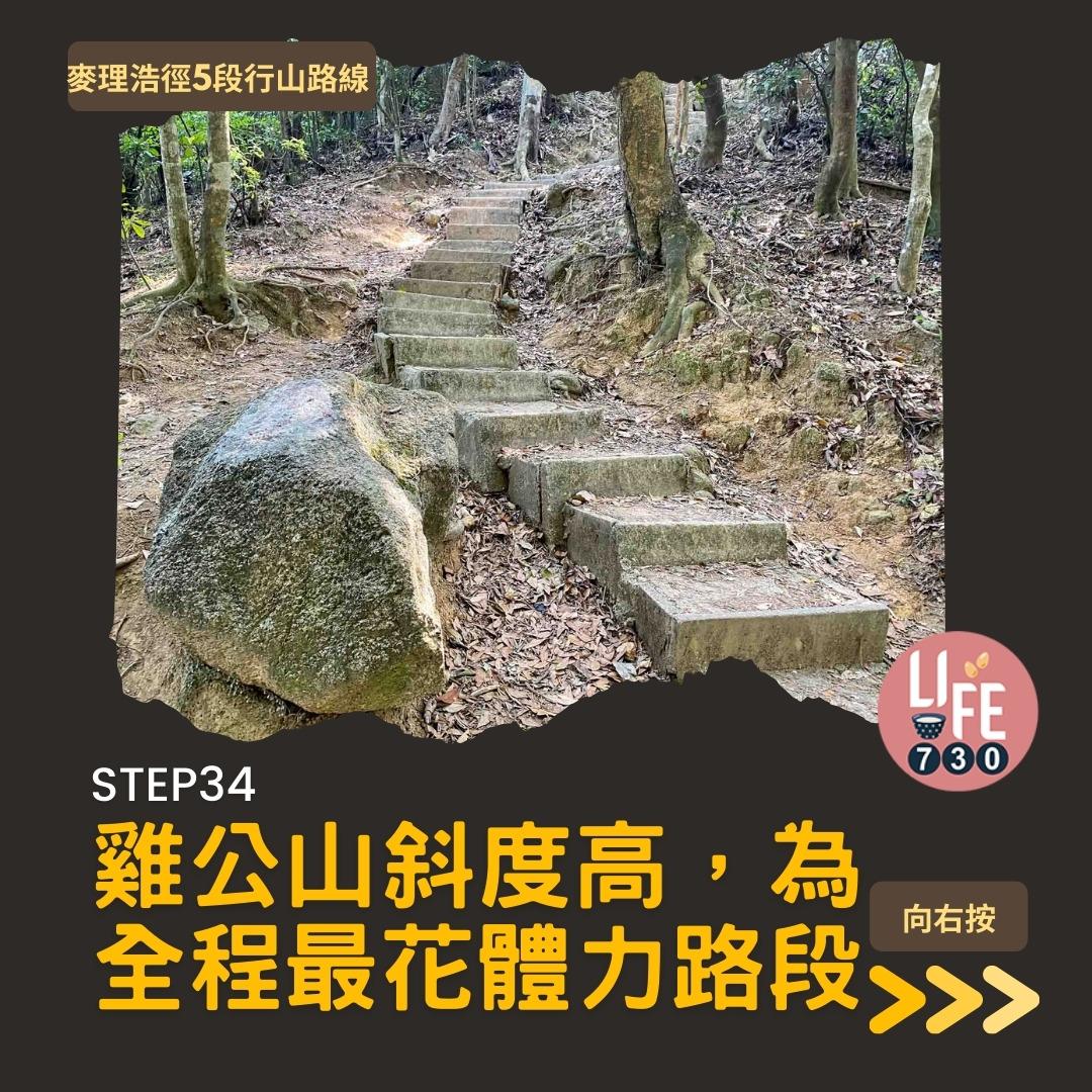 麥理浩徑5段行山路線(am730製圖)