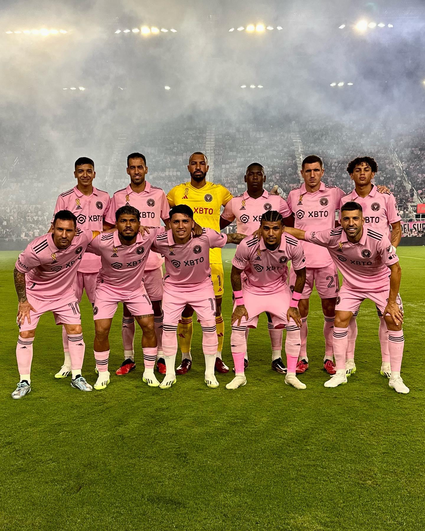 美斯效力碧咸旗下的美職球會國際邁阿密(國際邁阿密圖片)