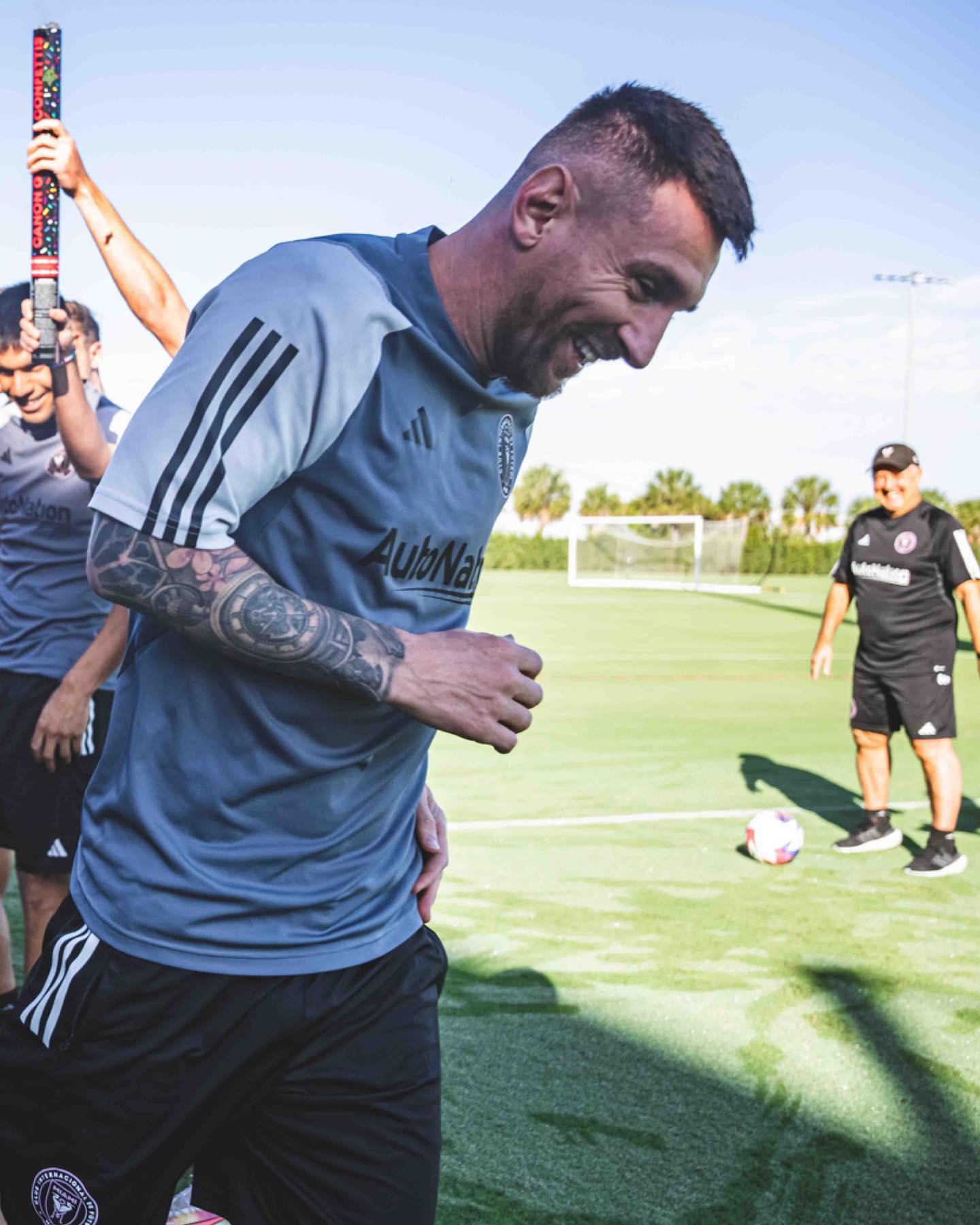 美斯效力碧咸旗下的美職球會國際邁阿密(國際邁阿密圖片)