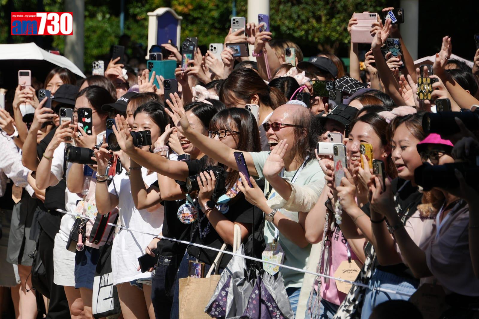 MIRROR迪士尼五周年活動盛況(李睿哲攝)