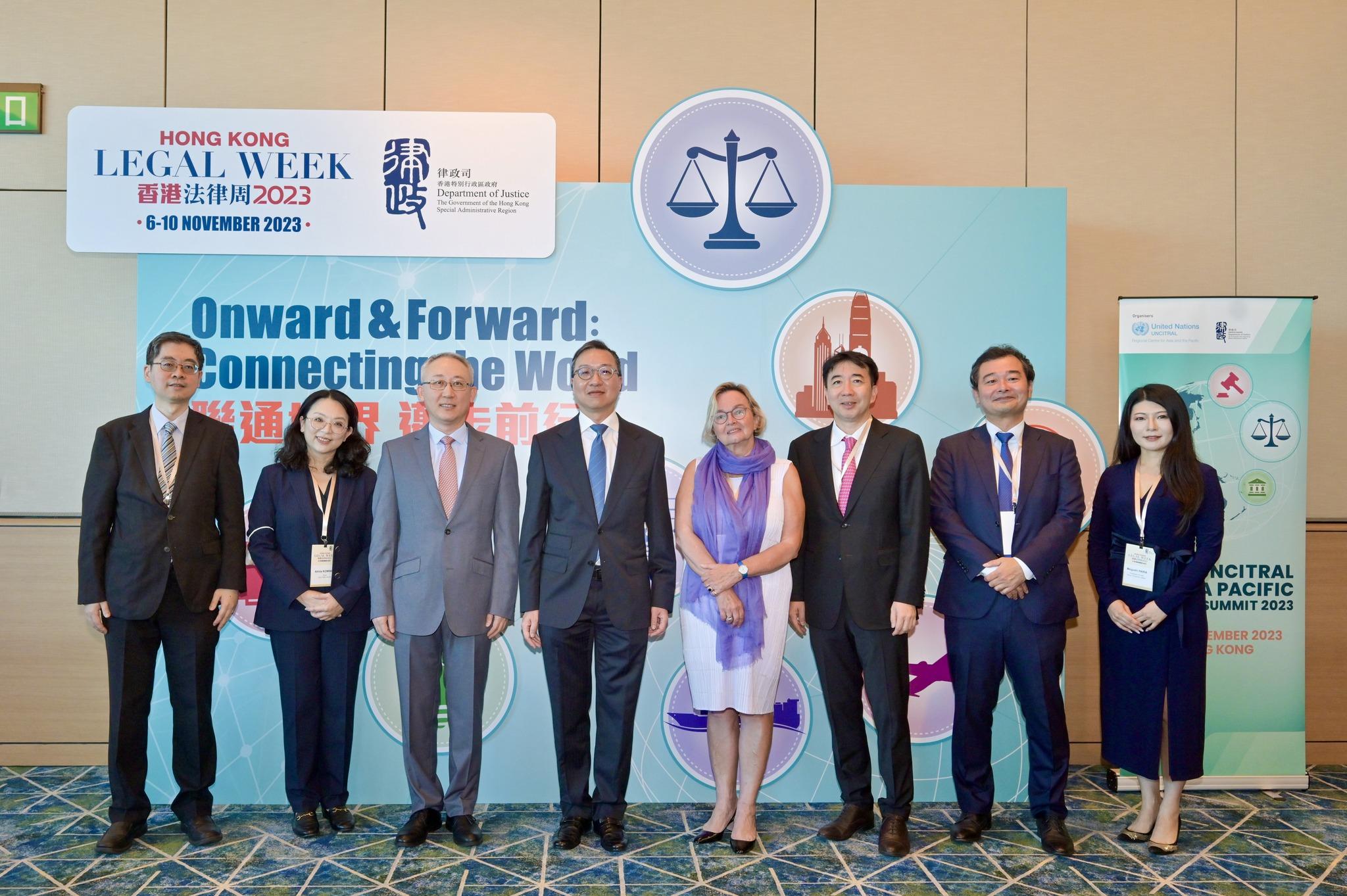 法律周開幕 林定國:明年設辦公室推動成立「香港國際法律人才培訓學院」