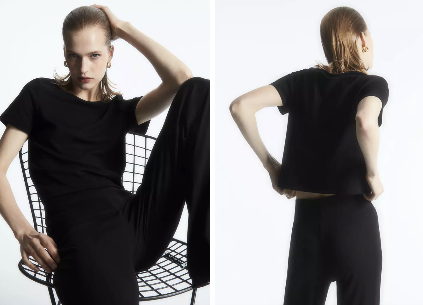 雙11優惠|COS Cropped Slim-Fit T-Shirt 特價:$292.5;原價:$390