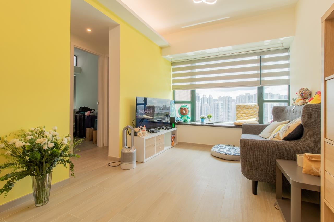 特色牆也特意用上了鮮明的黃色