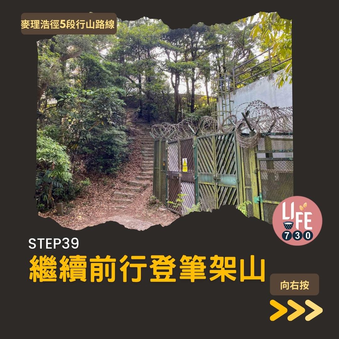 麥理浩徑5段行山路線(am730製圖)