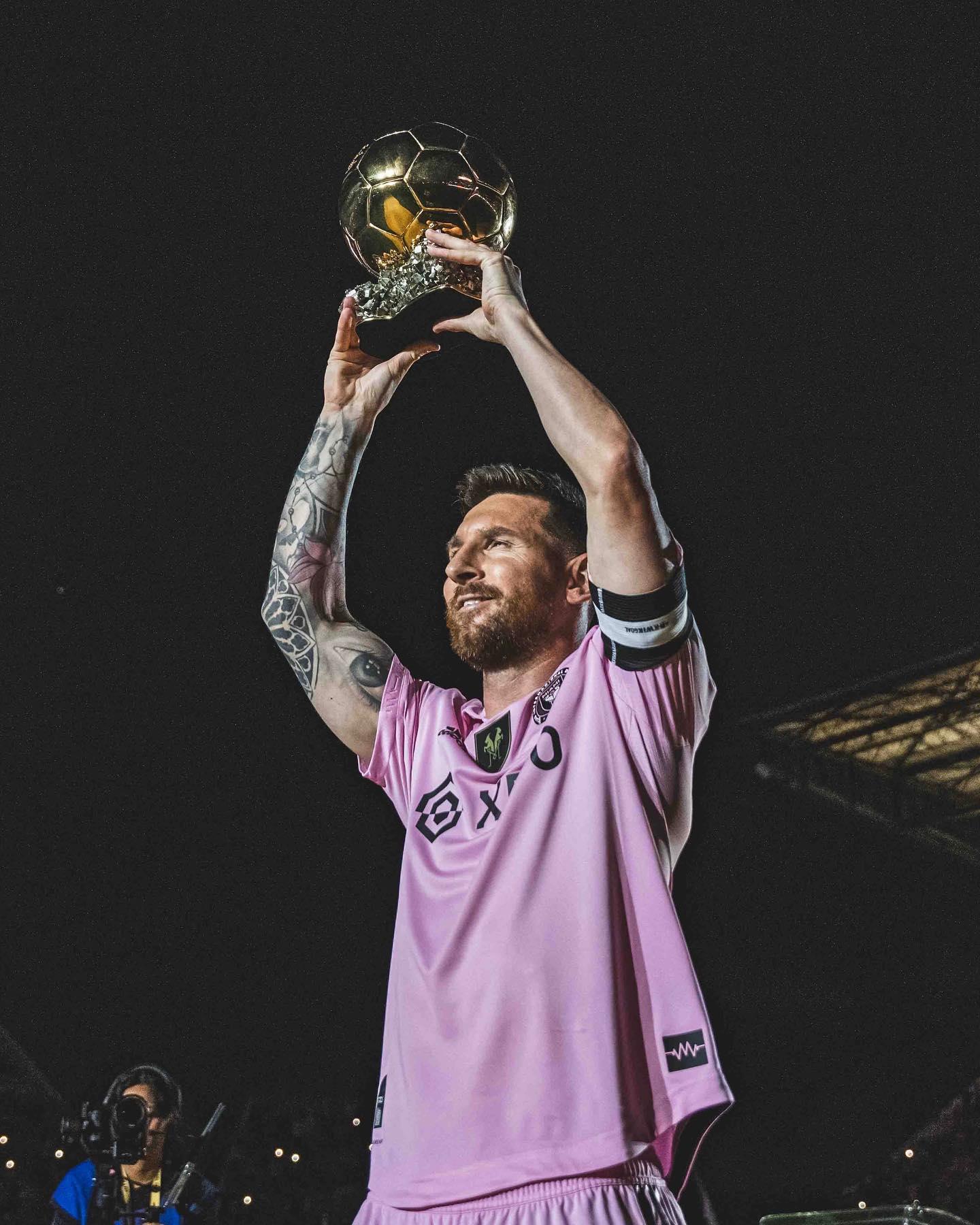 美斯效力碧咸旗下的美職球會國際邁阿密(國際邁阿密圖片)