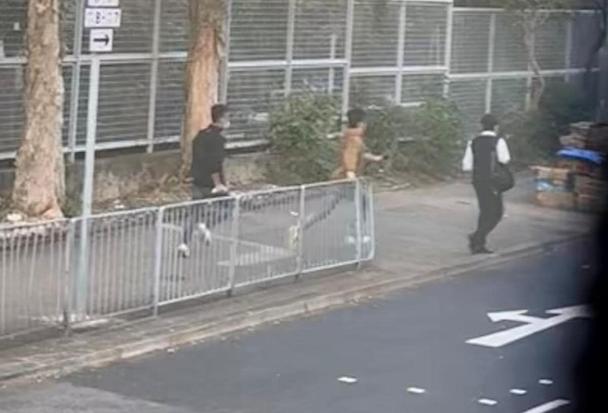 大埔男子遭3名口罩刀手追斬街頭狂奔 途人驚惶閃避