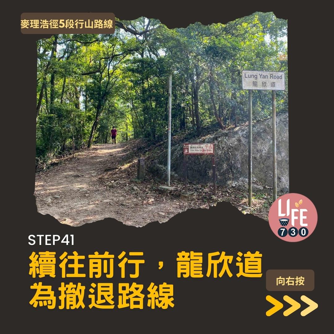 麥理浩徑5段行山路線(am730製圖)