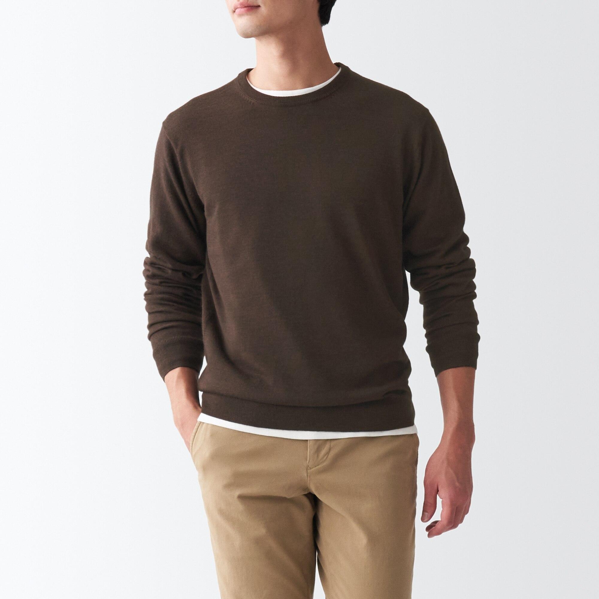 男裝美利奴羊毛針織上衣|原價:$288 – $580 會員價:額外九折 ($260 – $522)