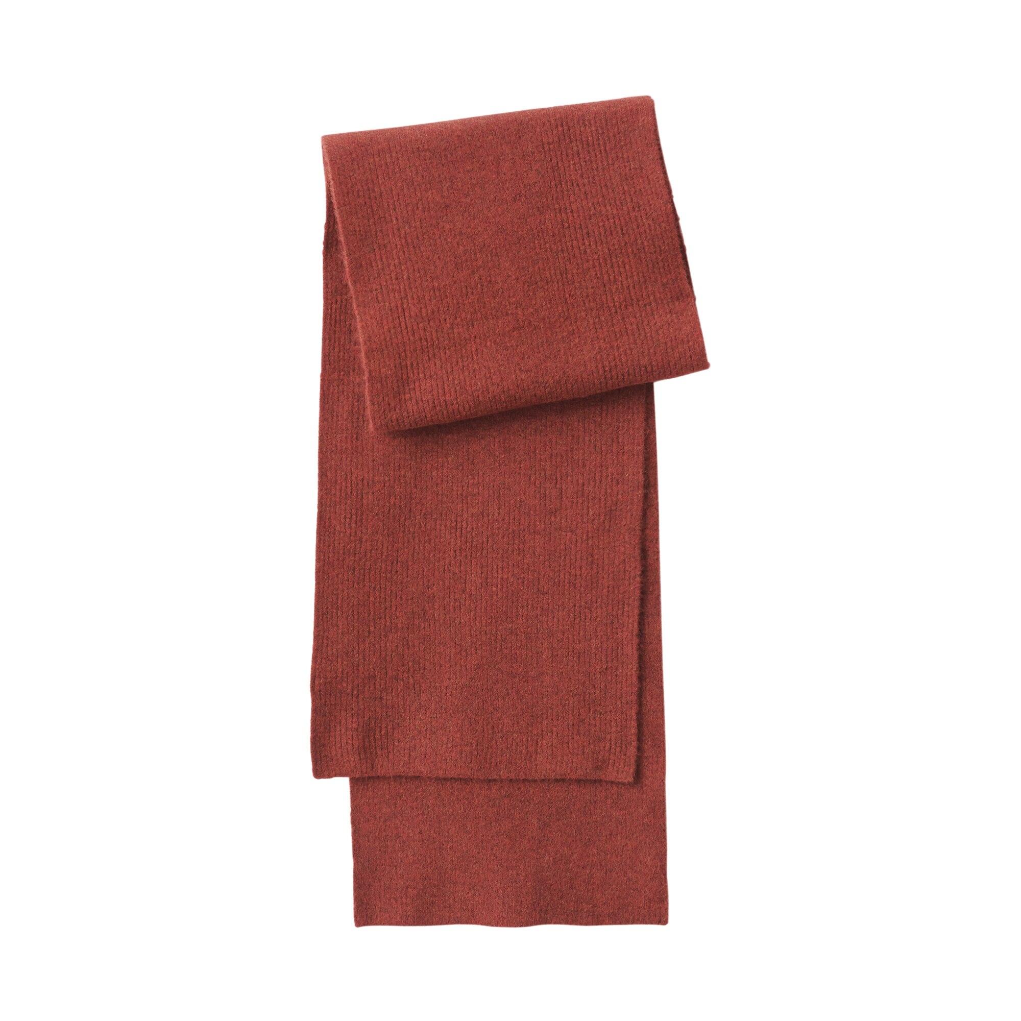 再生聚酯纖維混紡羅紋織圍巾女|原價:$158 會員價:額外九折 ($143)