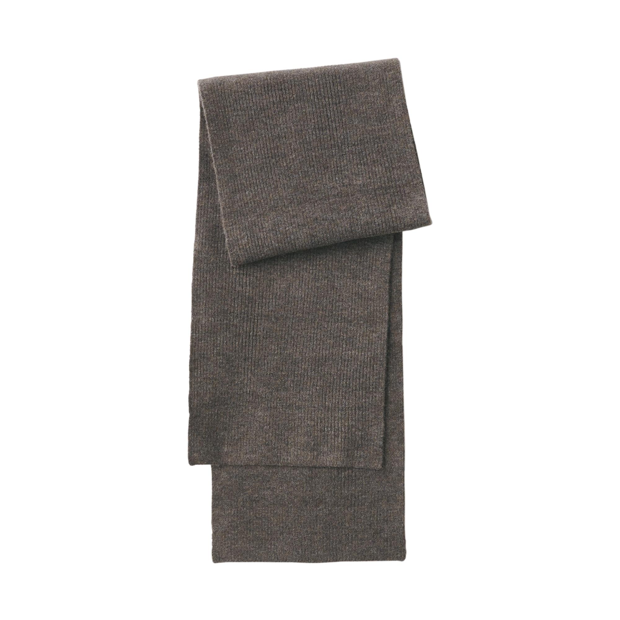 再生聚酯纖維混紡羅紋織圍巾女|原價:$158 會員價:額外九折 ($143)