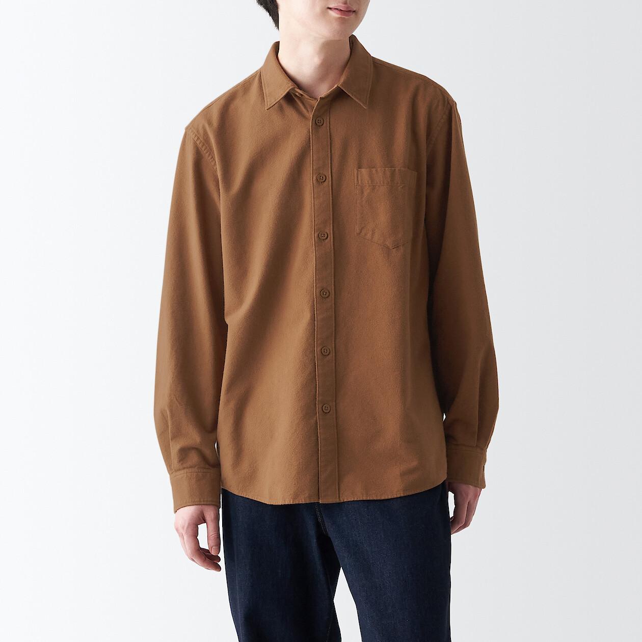 男裝有機棉法蘭絨服飾|原價:$158 – $358 會員價:額外九折 ($143 – $323)