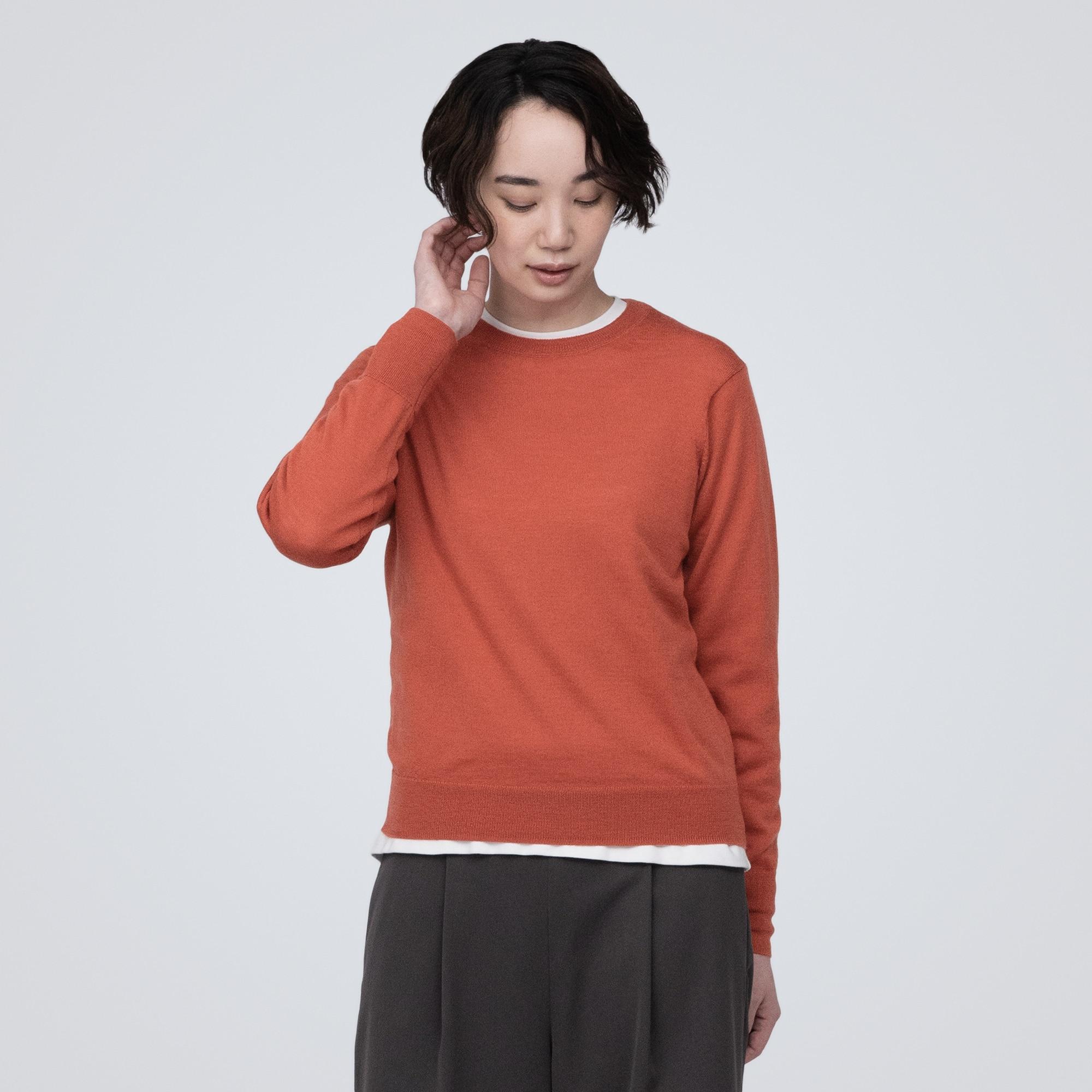 女裝美利奴羊毛針織上衣|原價:$288 – $580 會員價:額外九折 ($260 – $522)