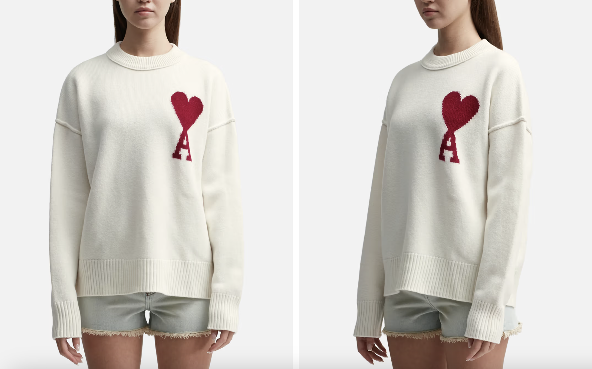 Black Friday優惠2023|AMI RED AMI DE COEUR SWEATER 特價:$2,000;原價:$3,300