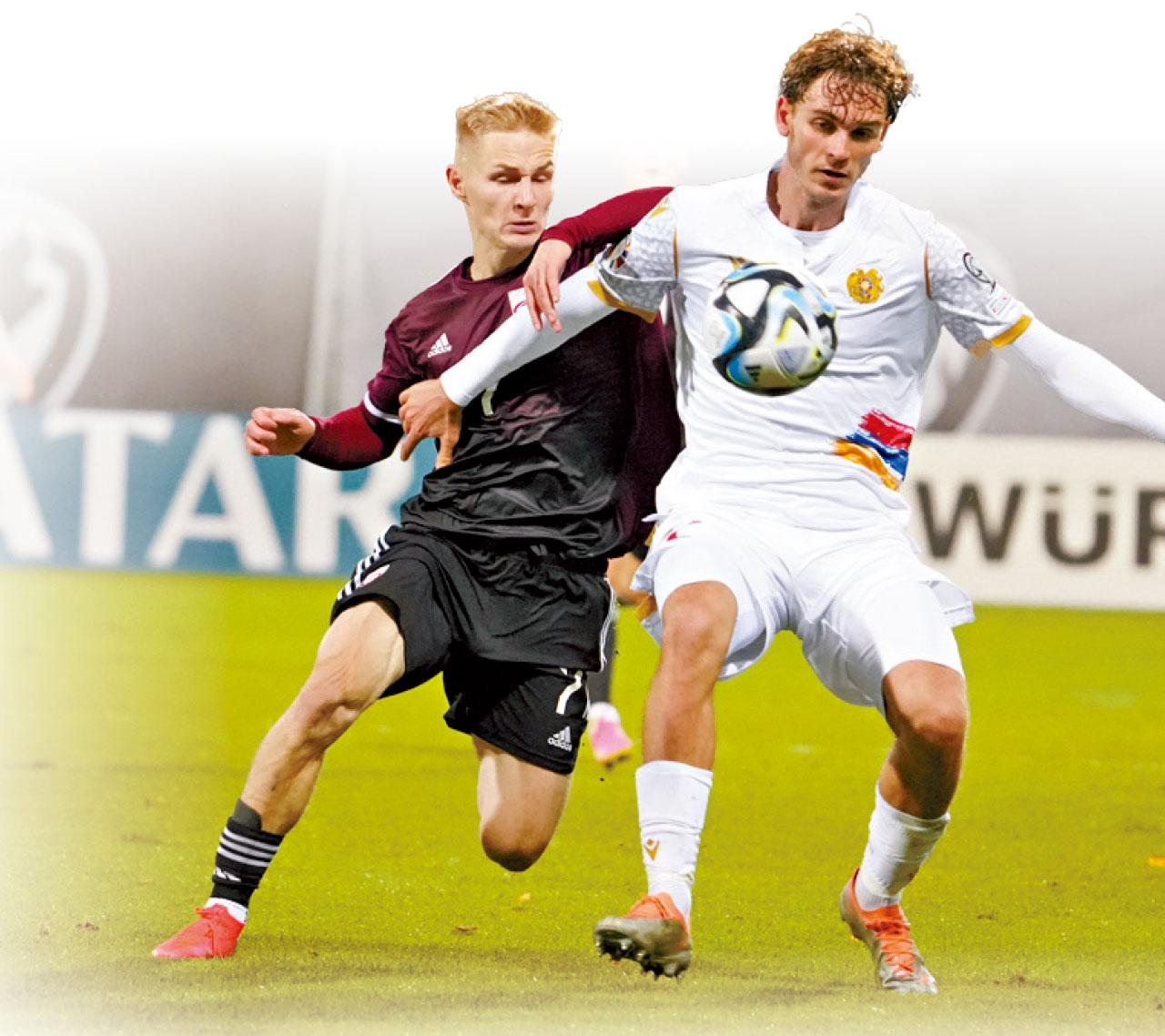 威爾斯足球隊 阿美尼亞足球隊