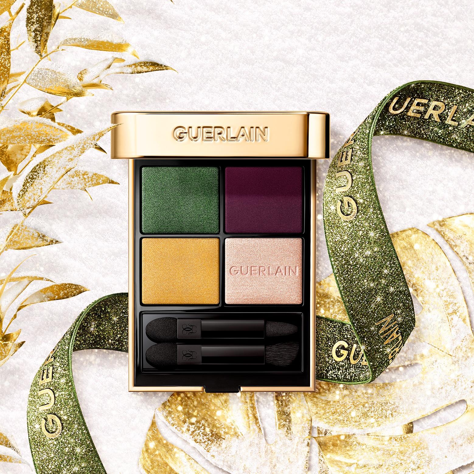 聖誕彩妝2023|Guerlain鎏金四色眼影組合 $820