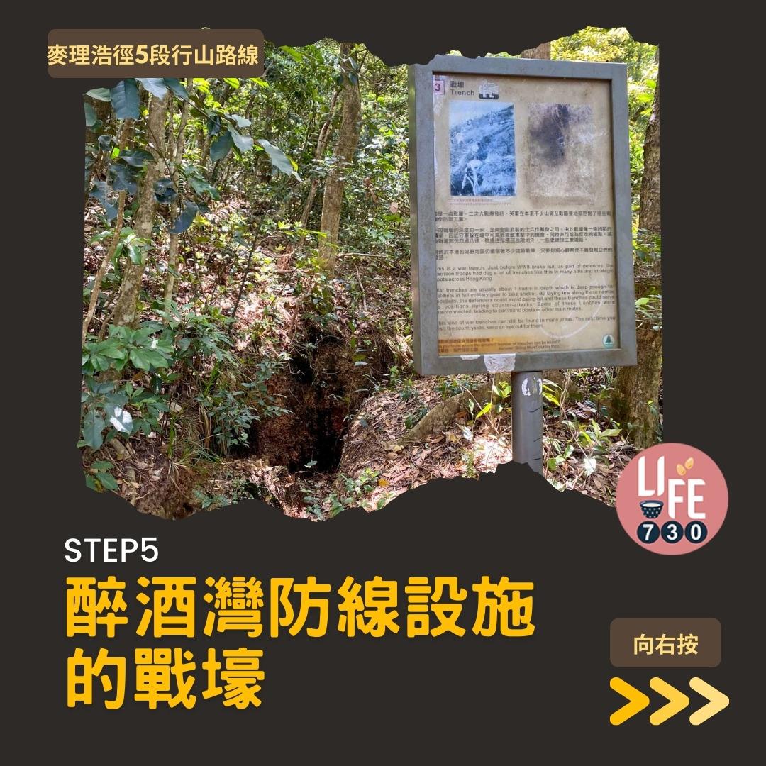 麥理浩徑5段行山路線(am730製圖)