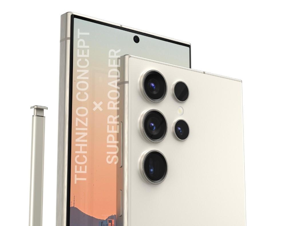 Samsung Galaxy S24 Ultra渲染圖(微博圖片)