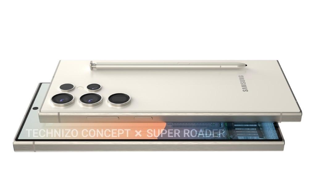 Samsung Galaxy S24 Ultra渲染圖(微博圖片)
