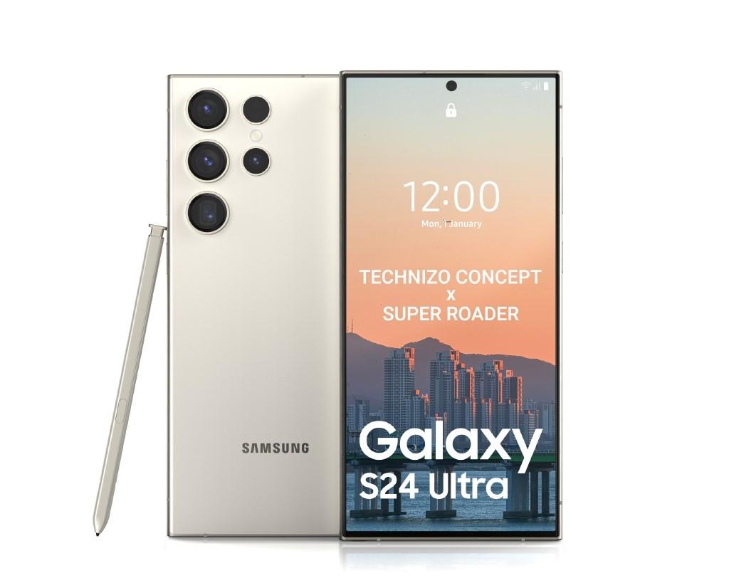 Samsung Galaxy S24 Ultra渲染圖(微博圖片)