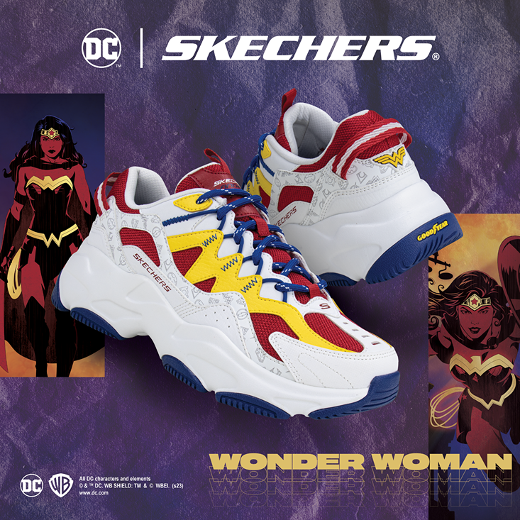 SKECHERS Lander S Wonder Woman神奇女俠款(女裝) $899